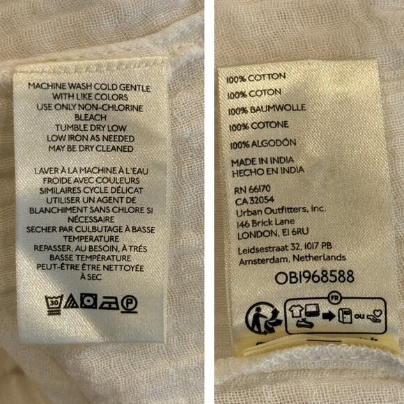 Free People Sweet Nothings Cotton Gauze Midi Sundress Size Small - Picture 10 of 12